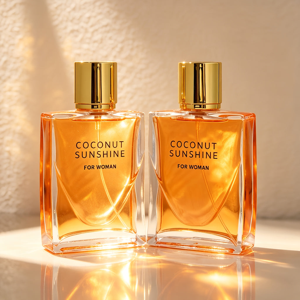 Perfume romántico naranja para mujer, 2/1 pieza, Eau de Parfum de 120/60 ml, con una explosión de notas de salida de  y frutales, un corazón de rica fragancia floral y una base cálida y de larga duración. Aroma duradero, una excelente opción para regalos