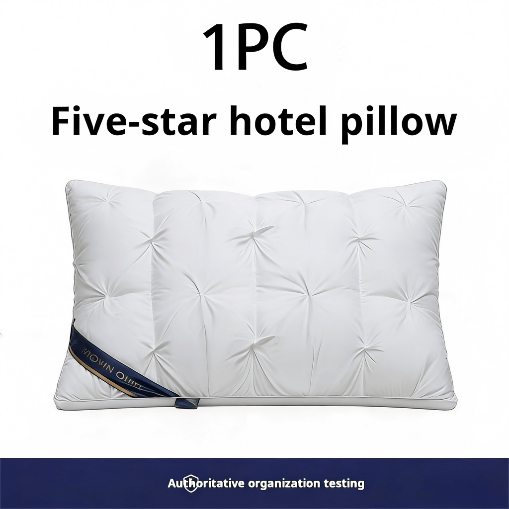 1/2 Piezas de Almohadas de Soporte para el Cuello para un Sueño Relajante, Suaves y Cómodas,Almohada Alta 900g Núcleo de Almohada para Dormir, Absorbe la Humedad y es Transpirable, Adecuadas para Dormitorio, Sala de Estar, Decoración del Hogar
