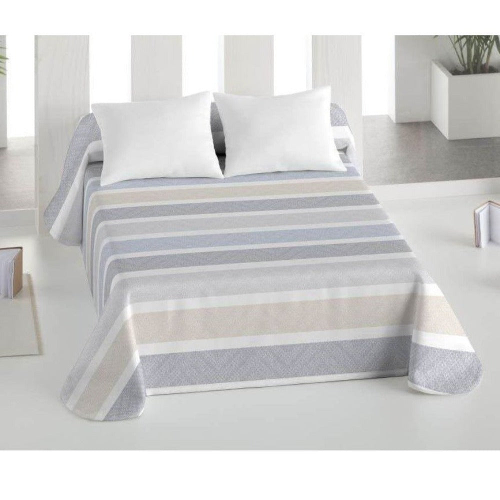 Colcha Reversible de Verano Bouti, Edredón de Microfibra Estampado, Ligera y Transpirable para Todas las Estaciones, Manta Fina para Primavera y Verano (Sin Fundas de Almohada)