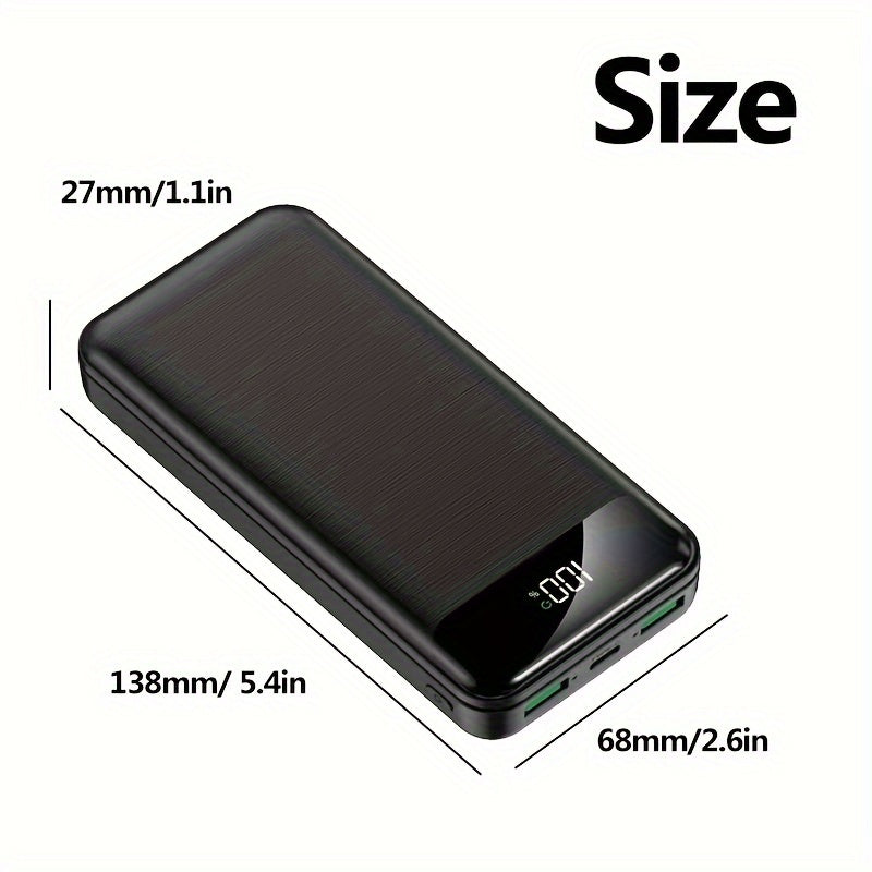 Power bank para carga durante viajes y uso diario | 50000mAh y Extraíble