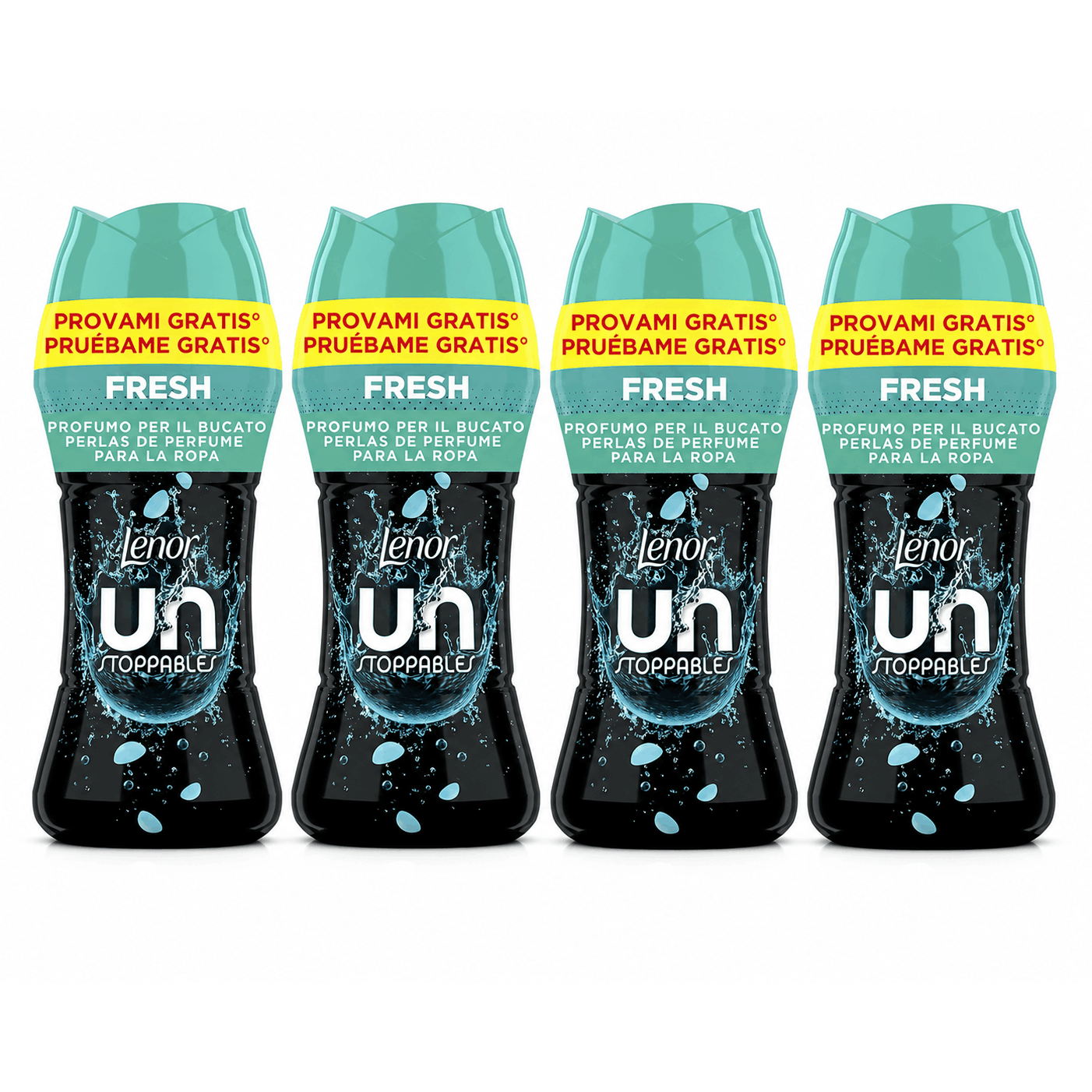 Lenor 3x270-Unstoppables Perlas Suavizante Perfumadas, Lavados, Potenciador de Frescor, Fragancia a Ariel -Lenor Unstoppables Perlas Suavizante de Perfume para la Ropa 4*195 Frescor para el Lavado Fragancia Fresca- 4*195 Frescor para el Lavado Fragancia V