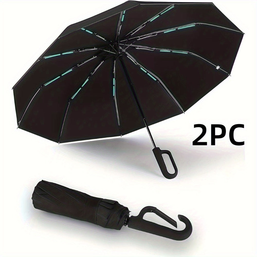 1 y 2 Especificaciones Opcionales, Paraguas Plegable con Hebilla Totalmente Automática, y Protección Solar, Adecuado Tanto para Hombres Como para Mujeres, Paraguas de Viaje, Con un Diámetro de 106cm/41.2 pulgadas Cuando Está Abierto, Robusto y Duradero, P