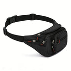 Riñonera multifuncional de nailon de alta calidad, unisex, apta para senderismo, correr, ciclismo al aire libre, bolsa de cinturón cruzada de gran capacidad