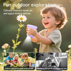 Microscopio digital portátil para niños 6.1cm portátil | Para aprendizaje, exploración y regalo