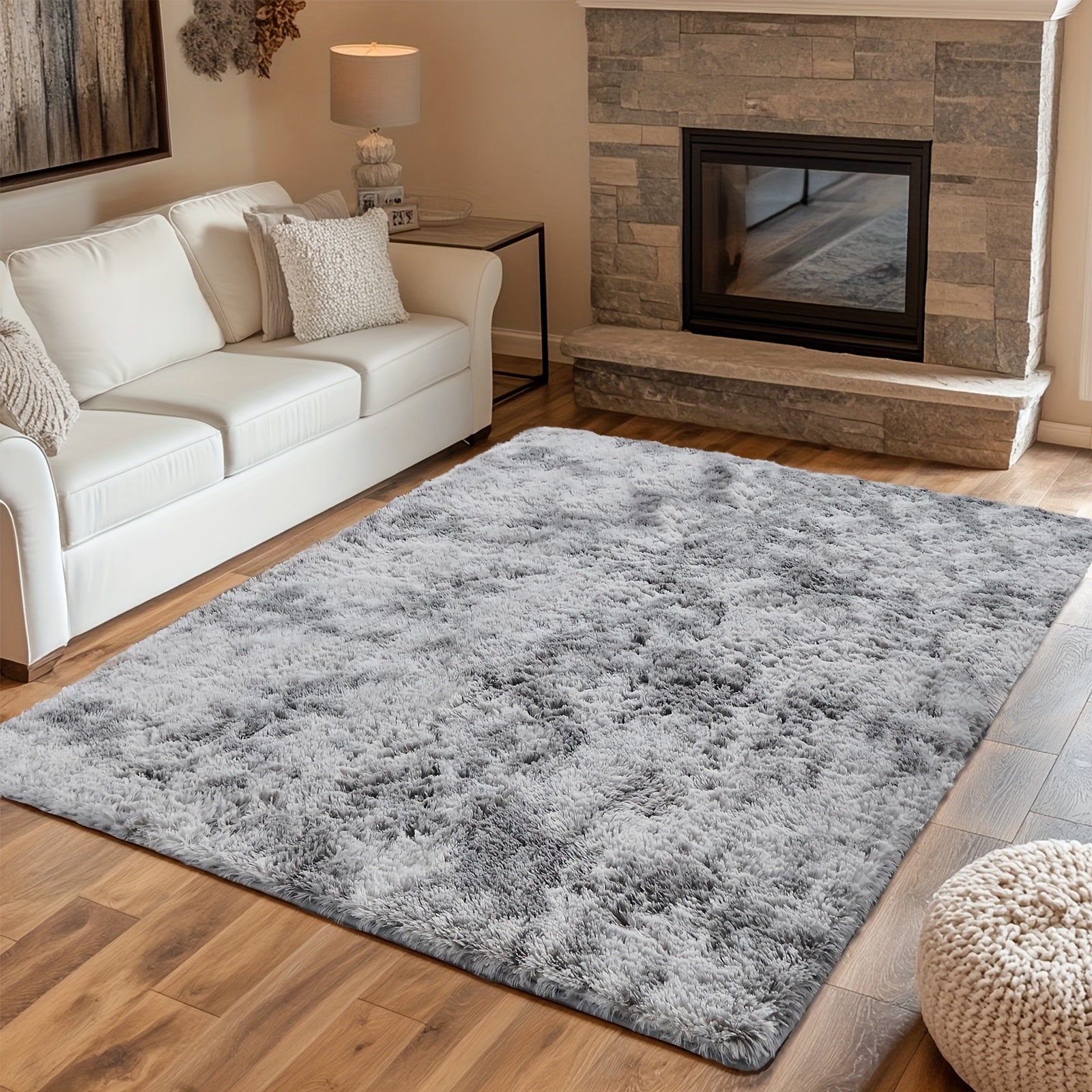 Alfombra para Sala, Alfombra Peluda para Dormitorio, Decoración del Hogar Alfombra Grande, Alfombra Súper Esponjosa y Aterciopelada para Dormitorio, Alfombra Aterciopelada para Decorar Sala de Juegos, Estudio, Alfombra Interior Súper Suave y Cálida, Regal
