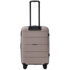 Maleta Rígida de 24" 65 × 44 × 25 Cm / Color Champán / Equipaje Resistente a Daños / ASA TELESCÓPICA / 4 Ruedas Dobles de 360° / Cerradura con Código / Asas Laterales y Superiores HAWFINCH