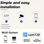 Cámara inteligente PTZ de interior JOOAN, visión nocturna a todo color + seguimiento automático + WiFi de doble banda 5G, alarma de sonido y luz + detección de movimiento + advertencia de voz, almacenamiento en la nube + reproducción de tarjeta, adecuada