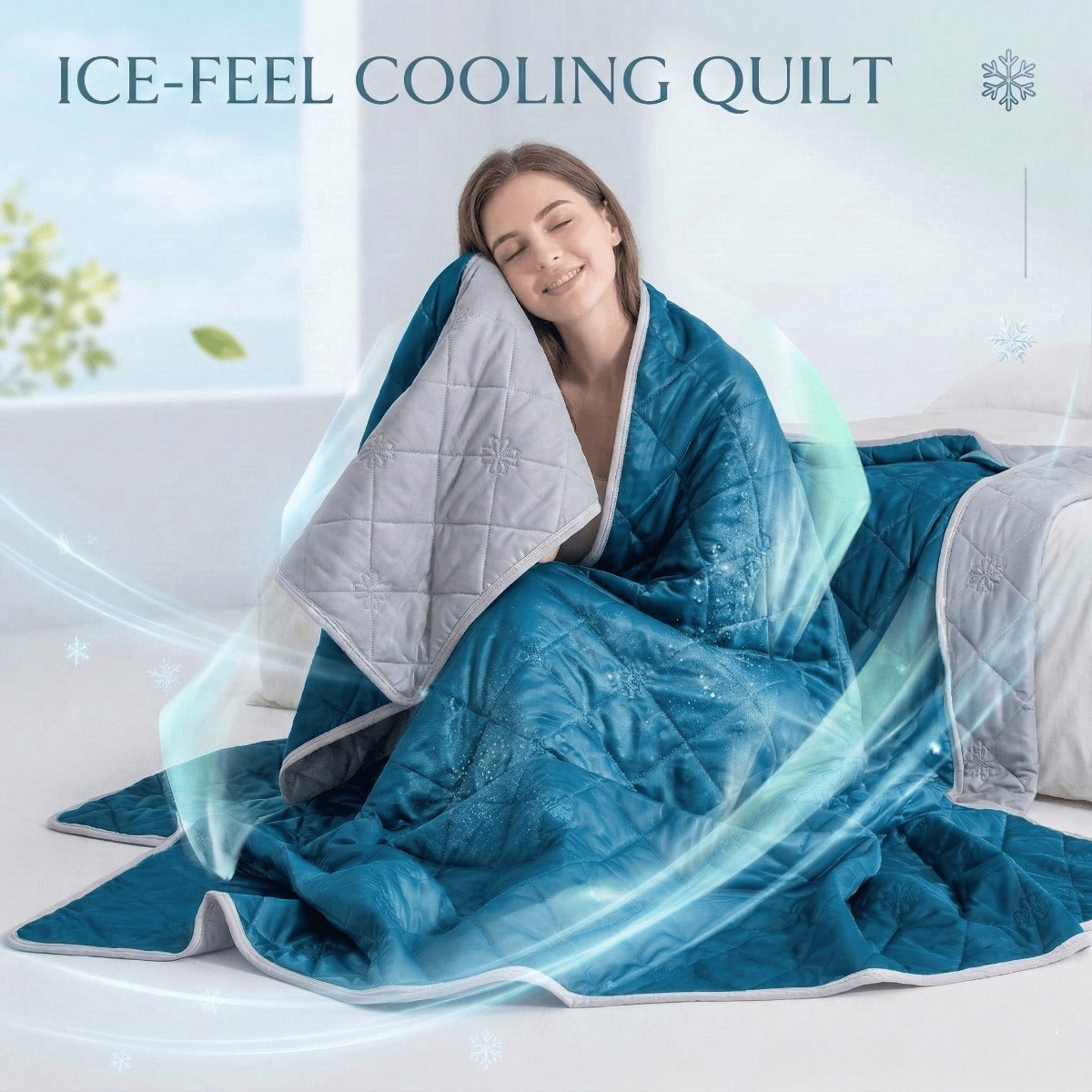 Colcha de Verano New Cool-Sense | Suave, con Relieve Ultrasónico, No se Decolora, Para Todas las Estaciones, Lavable a Máquina, Ideal para Dormitorio, Sala de Estar, Habitación de Invitados