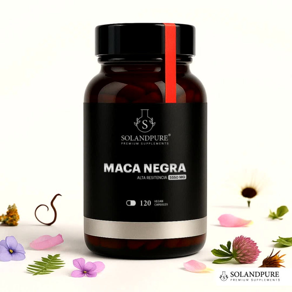 Maca Negra Complex – 120 Cápsulas Vegetales | Calidad Premium Solandpure®