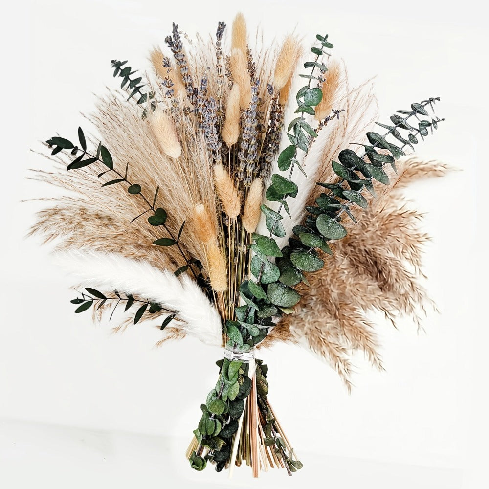 97 piezas de Cebada de las Pampas Boho, Guirnaldas Decorativas, Cebada Natural Seca, Flores Secas de Colas de Conejo, Perfectas para Bodas, Decoraciones de Fiesta Boho y Decoración de Mesa, Decoración del Hogar, Fiesta Rústica de Granja