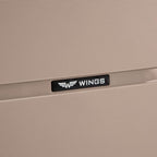 Maleta Rígida de 24" 65 × 44 × 25 Cm / Color Champán / Equipaje Resistente a Daños / ASA TELESCÓPICA / 4 Ruedas Dobles de 360° / Cerradura con Código / Asas Laterales y Superiores HAWFINCH