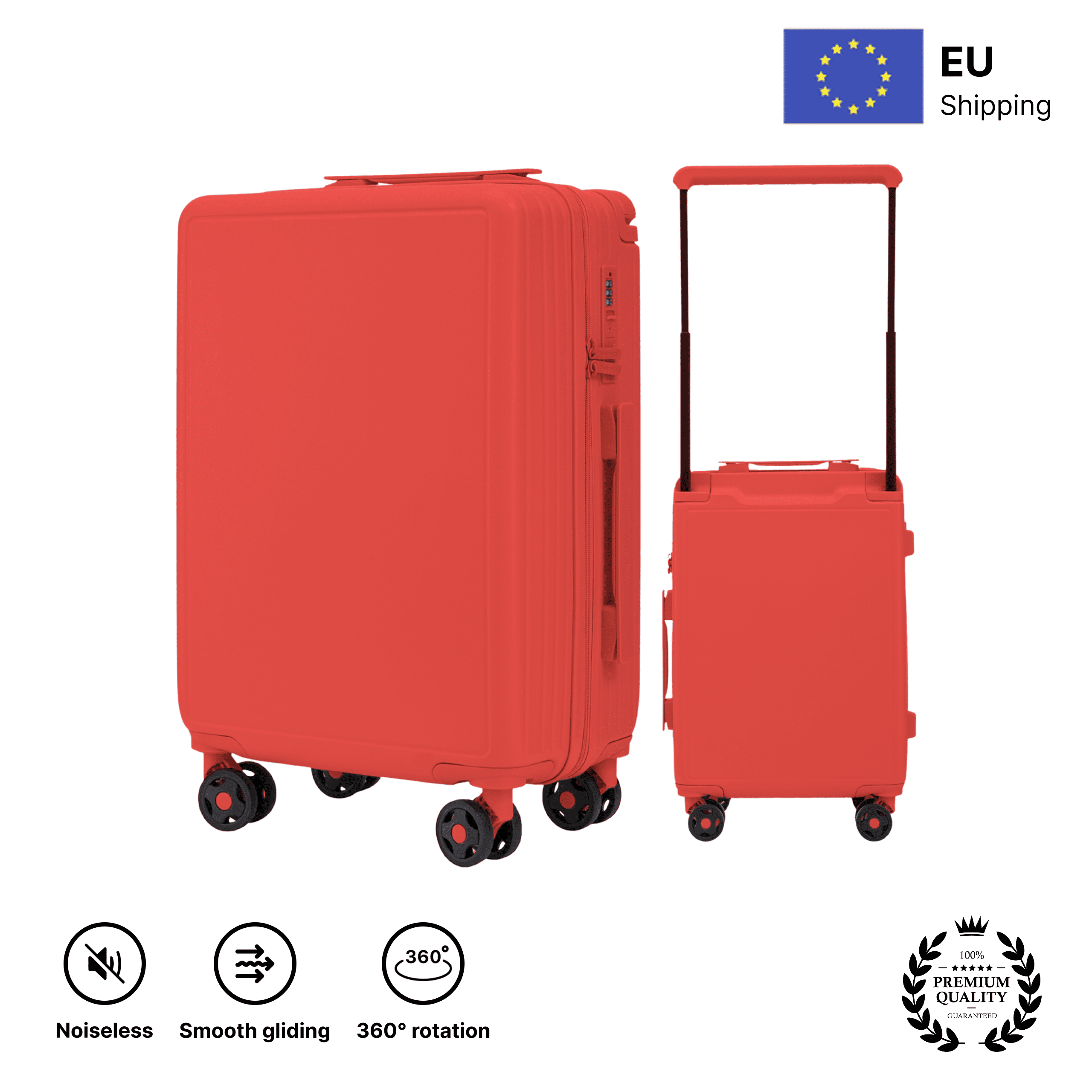 Maleta para elegir con dimensiones XXL grandes, aproximadamente 75 x 50 x 30 cm o 66 x 44 x 26 cm o Cabina 55 x 40 x 20 cm / Calidad alta de 28", 24", 20" para elegir, Equipaje de mano ABS+, Equipaje para el avión con cerradura digital tipo Tsa y ruedas d