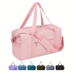 Nueva bolsa de equipaje plegable debajo del asiento 2026 18X14X8 para aerolíneas | Ligera, transportable y con bolsillo húmedo, duradera y portátil - Artículos esenciales de viaje para mujeres/hombres