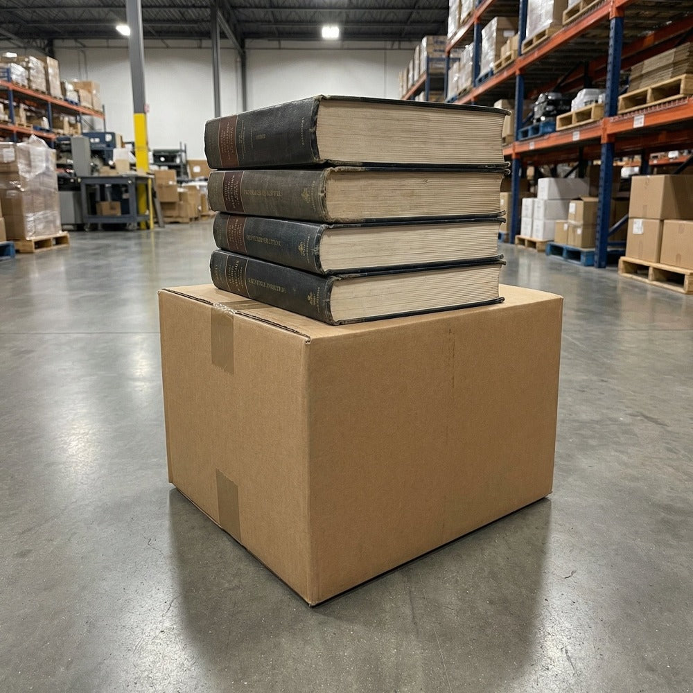 Caja de cartón marrón ondulado (Pack de 12-20 unidades) – 5 tamaños disponibles – Embalaje resistente para envíos y mudanzas – Fabricado en España