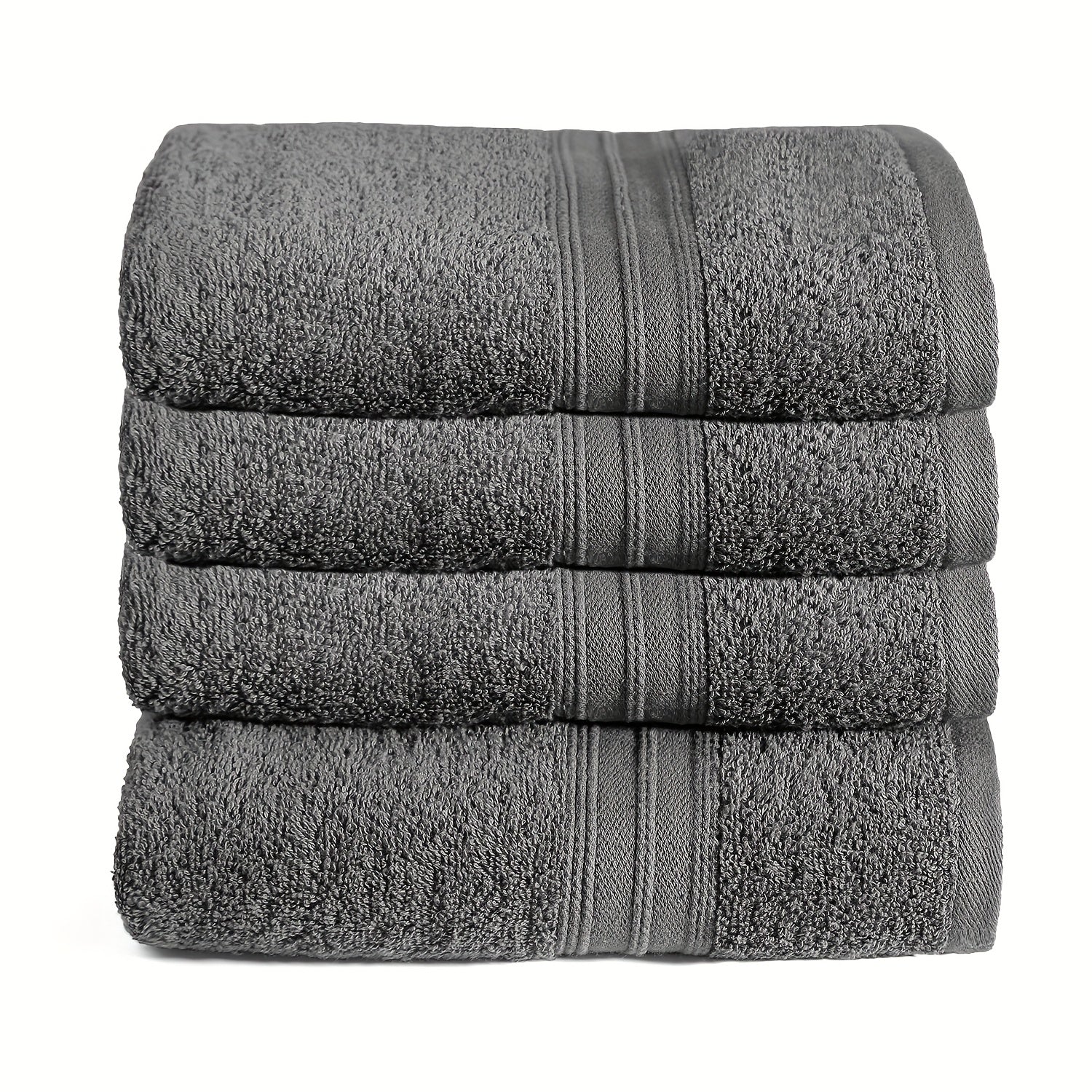 Juego de Toallas y Toallas de Baño, 4 Piezas, Calidad Premium, 100% Algodón, 550 g/m², Tamaños: 30×50 cm, 50×100 cm, 70×140 cm, Altamente Absorbentes, Suaves al Tacto, Disponible en 9 Colores