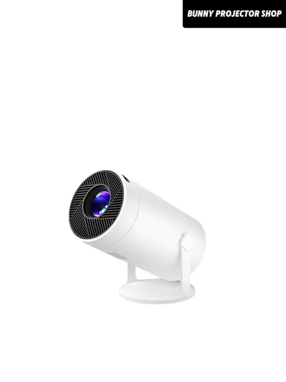 Proyector inteligente 4K Full HD, proyector sin varillas con WiFi y Bluetooth, compatible con 1080P, rotación de 180 grados, altavoces integrados, apto para iPhone/Android 11.0/sistema, compatible con Netflix y YouTube