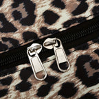 Maleta moderna con estampado de leopardo y amplio espacio, con compartimento separado para zapatos, correa de hombro ajustable, ideal para el gimnasio, yoga y escapadas de fin de semana, así como actividades de ocio y camping al aire libre