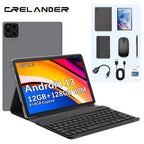 Tabletas Android | CRELANDER Tablet PC de 10.1 pulgadas, Nueva Tablet Android, 12GB (4GB+ 8GB Expandible) RAM y 128GB ROM, Soporte para Expansión