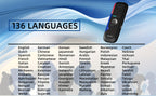 Traductores electrónicos | Dispositivo traductor de idiomas portátil bidireccional instantáneo | Más de 75 idiomas soportados | Traducción de voz