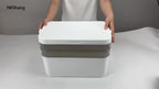 Organizador Médico de 3 Niveles - Caja de Almacenamiento de Medicina Familiar de Gran Capacidad con Cierre Seguro a Presión, Diseño Portátil Resistente para Hogar/Viajes/Oficina, Regalo Esencial Ideal para la Salud y la Seguridad