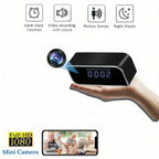 Cámara de Reloj Rectangular Inteligente, Cámara Inalámbrica Wifi 1080P con Visión Nocturna, Detección de Movimiento y Visualización Remota, Cámara de Vigilancia para Bebés/Personas Mayores/Mascotas, Seguridad Interior para el Hogar, Decoración de Escritor