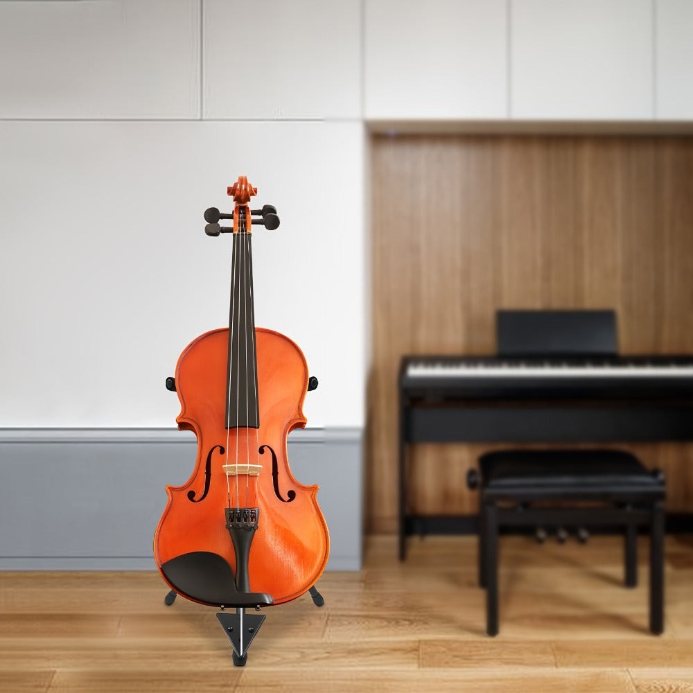 Soporte de Violonchelo Ajustable para Altura - Plegable, Construcción Robusta de Hierro, 74-120cm/29-47in, - Abrazadera Segura y Patas Antideslizantes para Uso en Casa, Estudio, Orquesta, Coro, Equipo de Orquesta, Diseño Moderno, Equipamiento Musical Dura