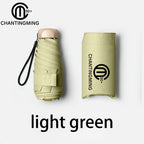Paraguas plegable compacto de 1 pieza, disponible en 11 colores, paraguas de viaje, paraguas portátil ligero, miniparaguas de sol de moda para hombre, paraguas de viaje de bolsillo, regalo para mujer