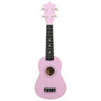 Set de Ukulele Soprano de Tilo con Bolsa y 2 Púas Escala para Instrumento Cuerda Instrumento Guitarra Hawaiana Uke Rosa 53.34 cm