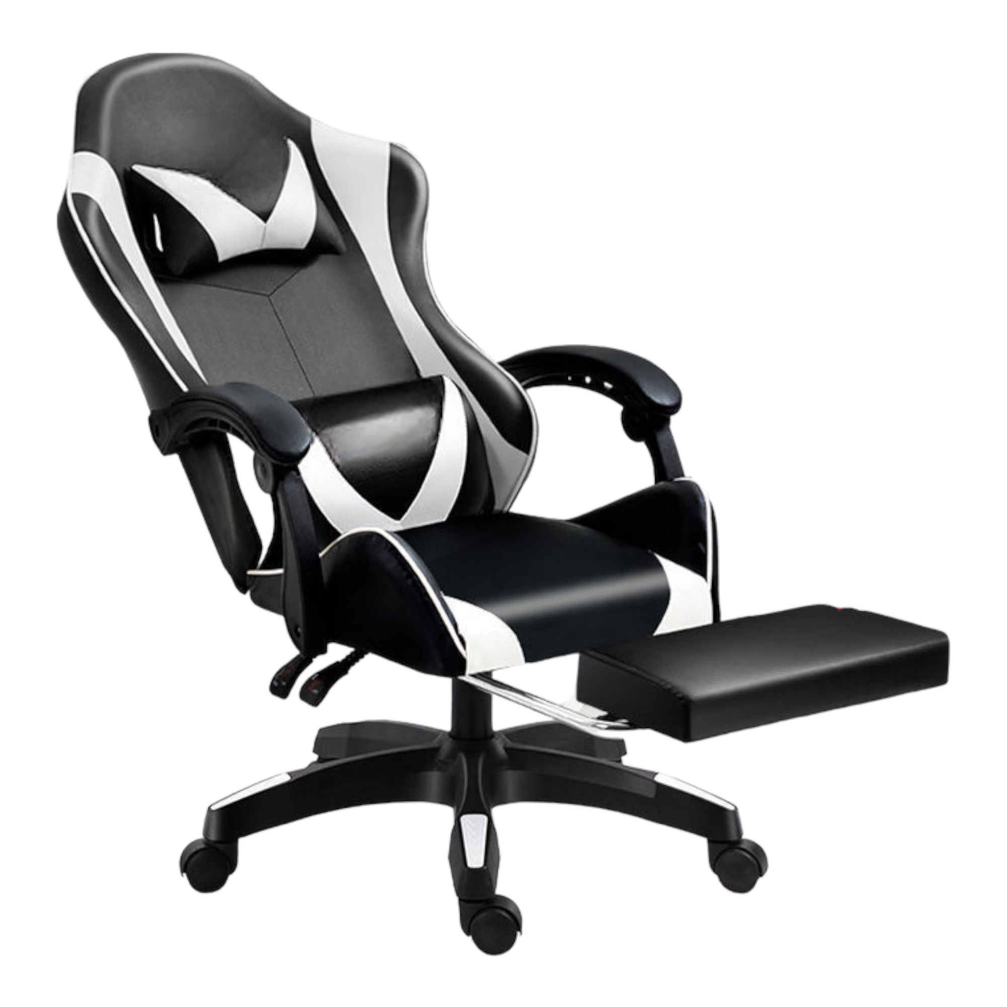 Silla Gaming para Escritorio, Oficina y Juegos Online Giratoria. Silla Cmoda de Altura Ajustable para Gaming ergonmica, de piel sintética. Silla racing de gaming videojuegos y de oficina. Es ergonmica y con diseño moderno (S001 7499 8499 )