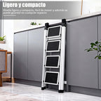 VORTEX Escalera plegable doméstica de acero aleado antideslizante
