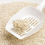 La arena para gatos se aglomera en segundos Arena para gatos vegetal Arena para gatos desodorizada, sin polvo y sin mezcla Suministros para mascotas fáciles de almacenar - 1 bolsa Varios sabores