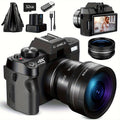 Cámara digital | Cámara Digital NBD, 48MP para Fotografía con WiFi y Control por App, Cámara 4K para Vlogging, Cámara Compacta, Ideal para