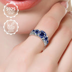 Un hermoso anillo de moda para mujer de plata de ley de pureza 925. Elegante, moderno, exquisito, un anillo de joyería de alta calidad para mujer con una apariencia excelente. Adecuado para viajes de vacaciones, uso diario. Es un regalo conmemorativo idea