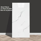 50/20/10 piezas Azulejos de pared autoadhesivos con efecto mármol, Adhesivos de pared de espuma de vinilo, Papel tapiz mural con patrón dorado fácil, Fácil de limpiar y cortar, Adhesivos de pared duraderos, para renovación de baño, sala de estar, cocina,