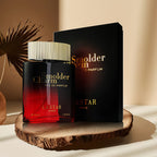 Caja de Regalo de Perfume y Colonia de Alta Capacidad para Hombre de 200ML/100ML, Estilo Árabe de Madera, Cedro, Sándalo, Ámbar, Madera de Anacardo, Larga Duración, Rica y Refrescante, Diseñada para Hombres Valientes Llenos de Tentación, Uso Diario, Viaje