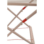 Tendedero Plegable con Alas, 20 Metros de Superficie de Tendido, Hecho de Resina Resistente al Sol y a la Intemperie, 180 x 108 x 55 cm - Dekohome