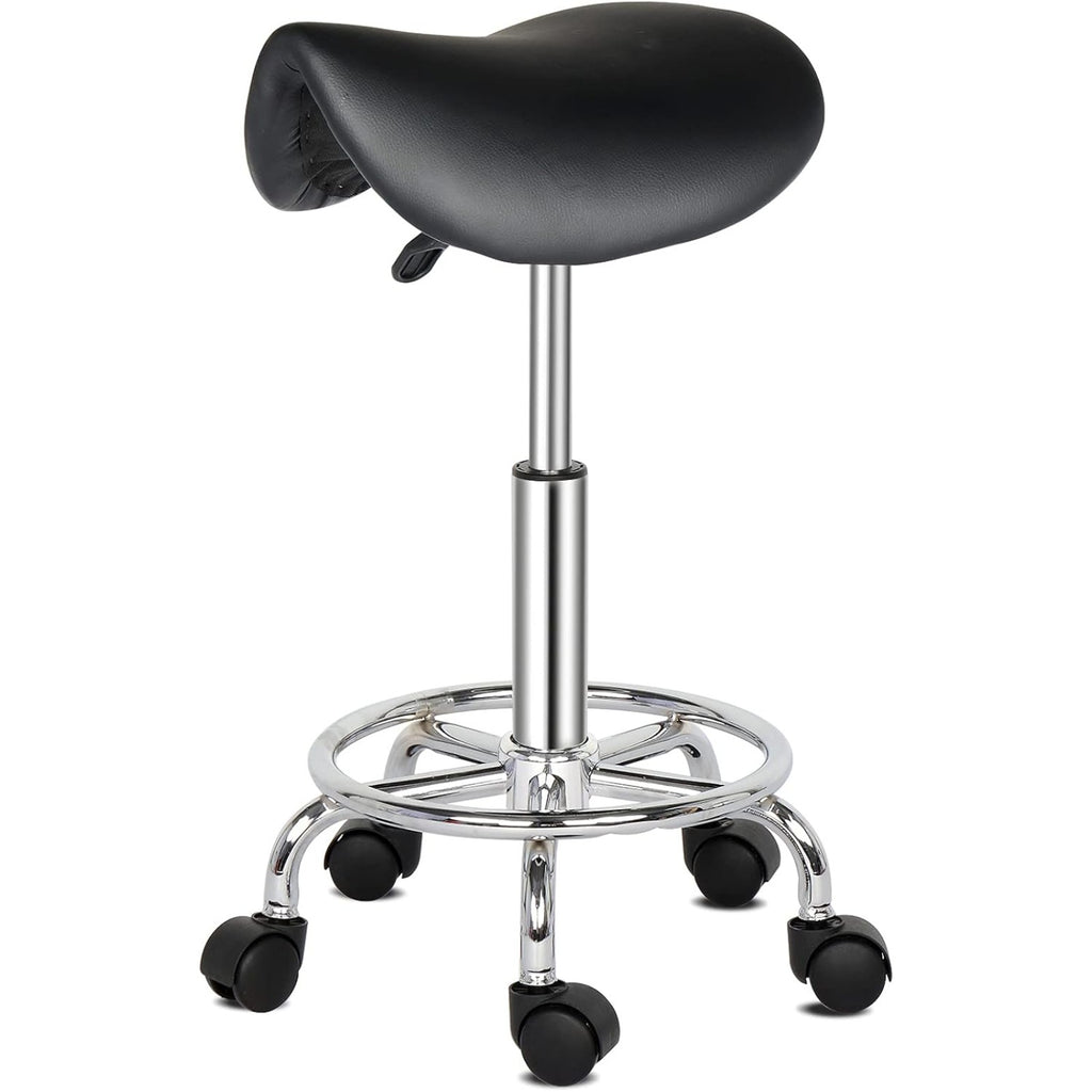 Bonnlo Taburete | Altura Ajustable, Giro de 360°, Taburete de Trabajo para Oficina, Salón, Bar