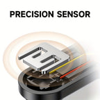 Báscula Inteligente para Peso Corporal, Báscula de Baño de Alta Precisión - Capacidad de 181.44 KG, Tecnología Step-On, Pantalla LCD - Alternación Entre Tres Unidades (St/Lb/Kg) - Plataforma Grande de 25.4cm (Sin Batería)