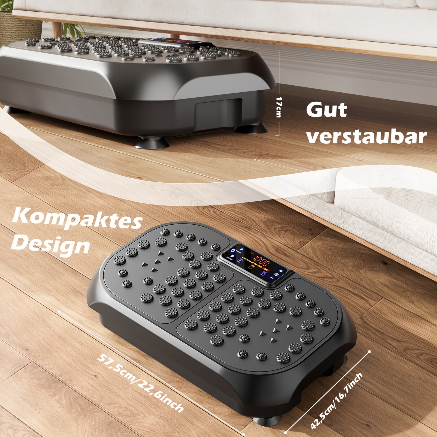Plataforma de vibración inteligente con ajuste de 99 posiciones, masaje electromagnético y almohadilla Shiatsu para pies | Música USB, banda de resistencia | Plataforma de adelgazamiento silenciosa para pérdida de peso, escultura muscular, entrenamientos