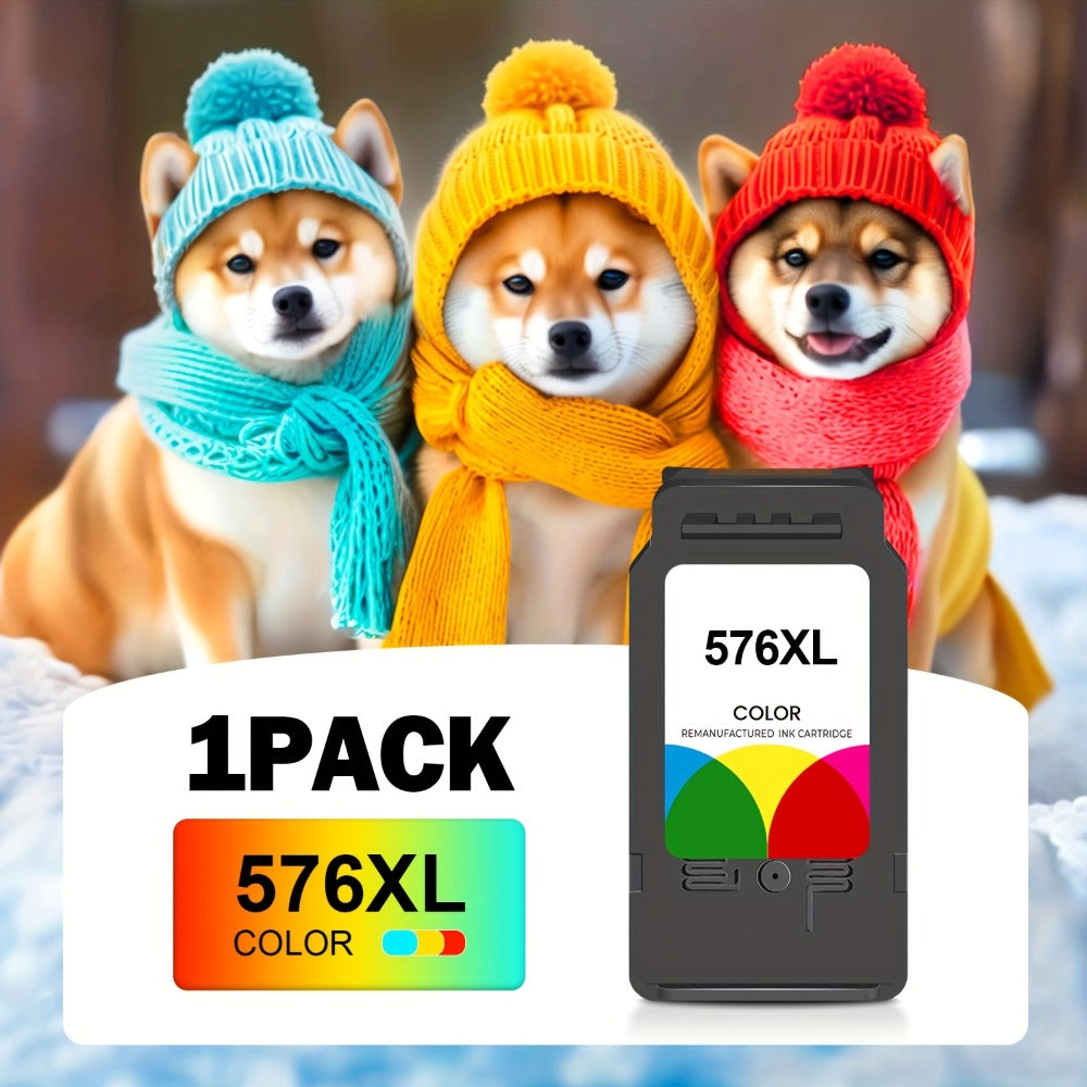 Cartuchos de tinta negra y de color PG575XL y CL576XL compatibles con las impresoras Canon PIXMA Ts3550I, Ts3551I, Tr4750I y Tr4751I