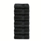 Juego de 10 Toallas de Mano de 50 x 100 cm, 550 g/m², Toallas de Algodón Suave, Secado Rápido, Altamente Absorbentes y Ligeras, Multiusos con Borde a Rayas Moderno, Ideales para Hogar, Hotel y Baño
