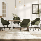 Sillas de comedor elegantes con reposabrazos y soporte lumbar para sala de estar, cocina y dormitorio, que ofrecen un alto confort - Disponibles en juegos de 2, 4 o 6