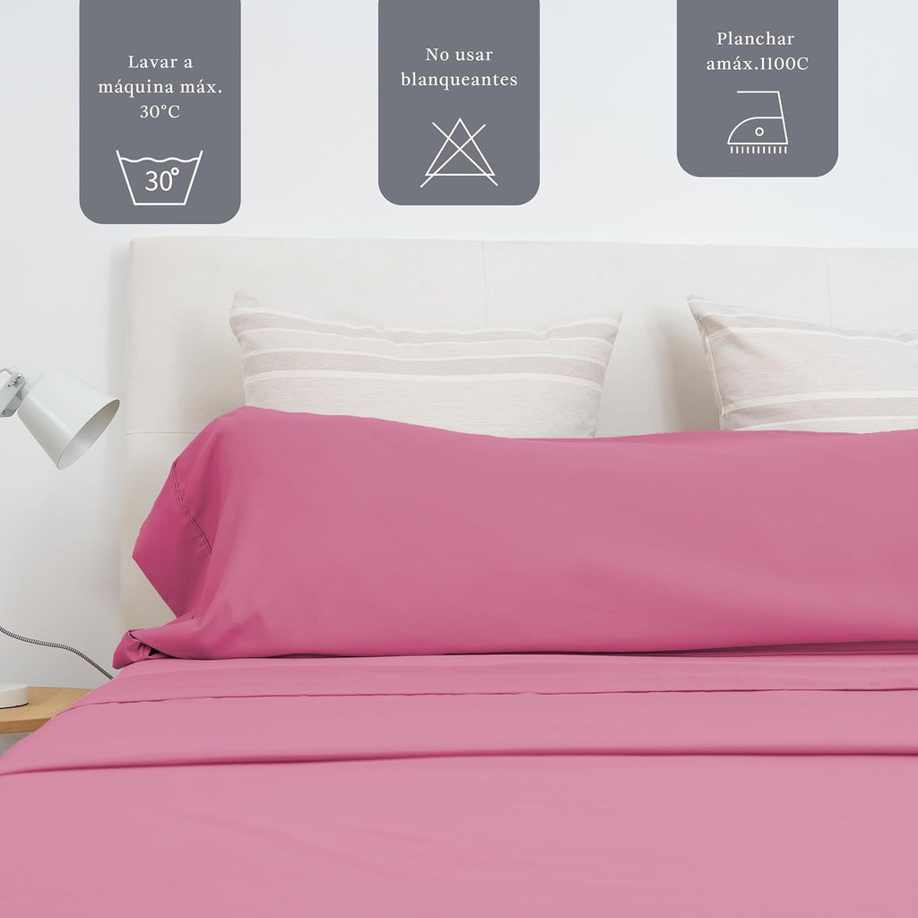 Juego de cama de tres piezas, suave y cómodo, adecuado para todas las estaciones, rosa, azul, rojo rosa, negro, gris, blanco, adecuado para camas de 90 CM, 105 CM, 135 CM, 150 CM, 180 CM
