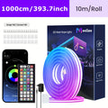Tira de LED Neon RGB Inteligente Mejorada de Mexllex con Control por App/Control Remoto, Varios Modos, Funciones de Temporizador y Sincronización de Música para Gaming y Decoración de Habitaciones