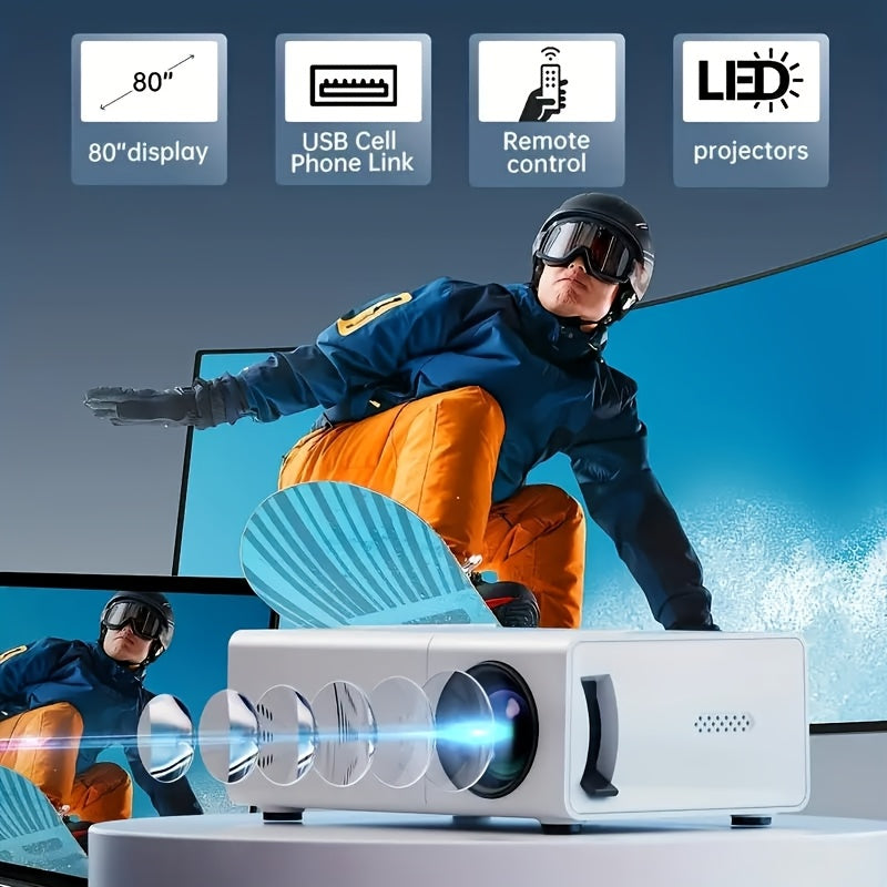 Proyector portátil para cine en casa y presentaciones | 245 l