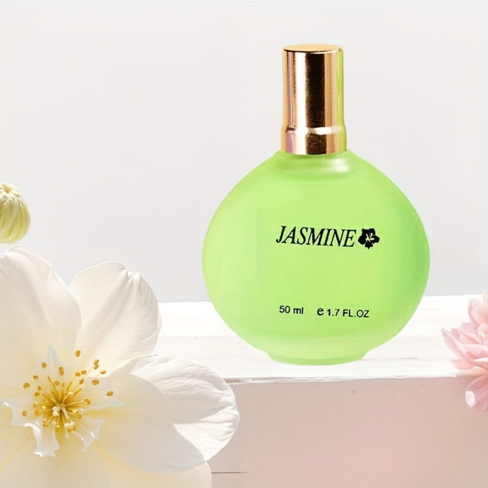 Perfume para mujer, perfume con aroma a jazmín, fragancia floral, concentración del 6%, asequible, adecuado para reuniones diarias y otras ocasiones, también puede usarse como regalo festivo, 50 ml