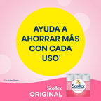 Scottex Papel Higiénico, Rollos De Dos Capas Que Proporcionan El Equilibrio Correcto De Suavidad Y Resistencia