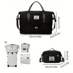 Set de Bolso Duffel de Viaje, Bolso de Fin de Semana para Mujer con Bolso de Hombro, Bolso de Mano de Noche con Compartimento para Zapatos, Bolso de Gimnasio para Yoga con Bolsa para Zapatos con Bolsillo Húmedo, Bolso de Hospital para el Trabajo de Parto