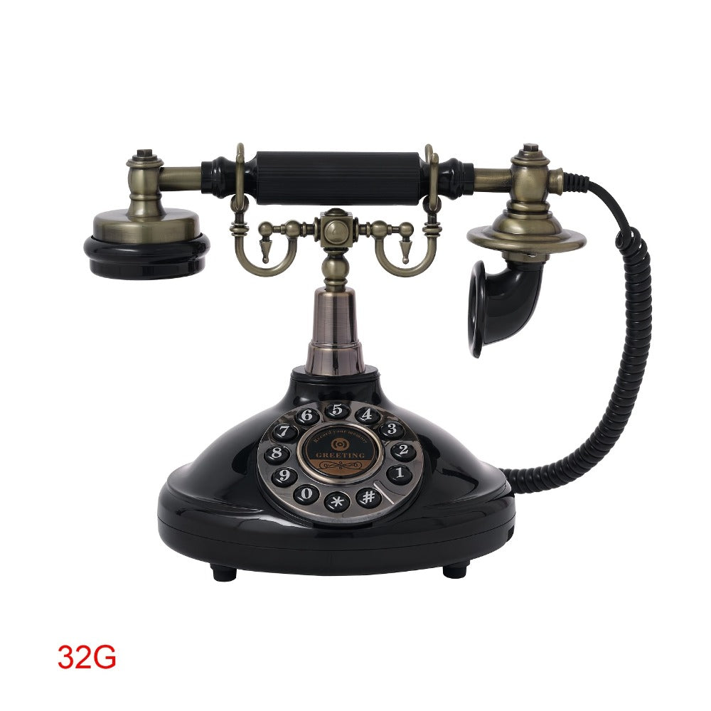 1 Teléfono de Audio Único para Libro de Visitas - Grabar Mensajes de Voz, Dejar Deseos Sentidos, Teléfono Original para Libro de Visitas para Bodas, Fiestas, Reuniones - Guarda Recuerdos para Siempre