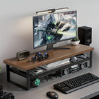 Soporte para portátil y monitor para escritorio oficina y teletrabajo | diseño funcional